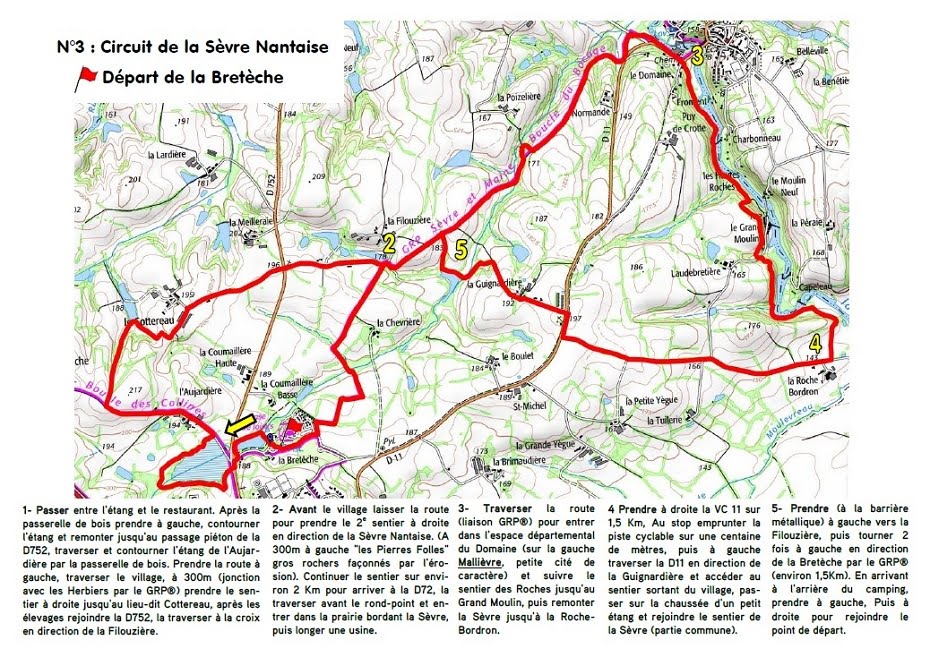 Sentier pédestre Vendée de la Sèvre Nantaise