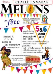 chaillé les marais fête des melons