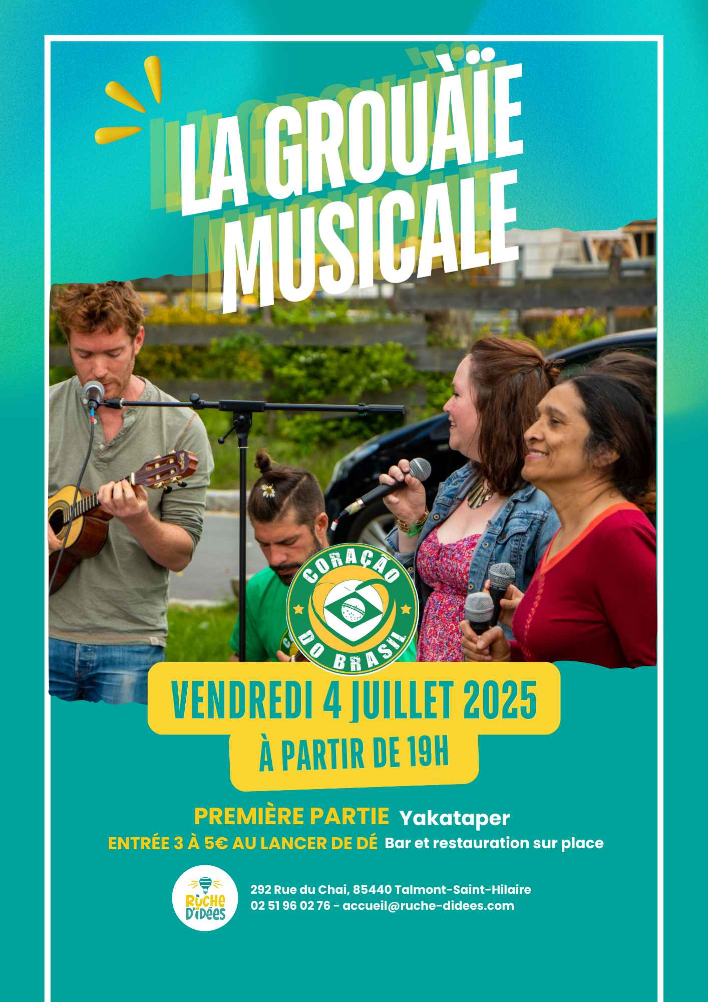 Concerts et percussions à Talmont-Saint-Hilaire – Les Grouàïes Musicales
